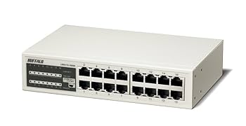 BUFFALO LSW2-TX-16NPR 10/100M SWハブ16P プラスチック o7r6kf1 Amazon | BUFFALO LSW2-TX-16NPR 10/100M SWハブ16P